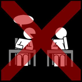 interrupt the class / disturb the class